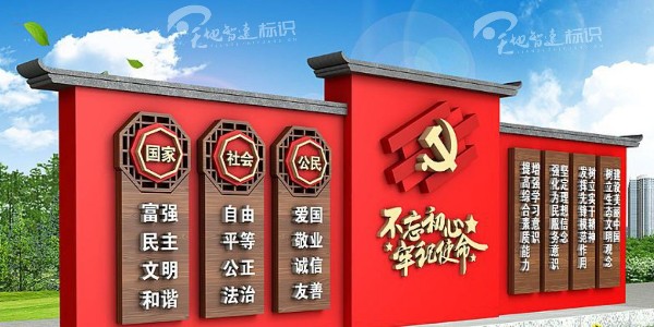 党建标识牌:创建文明社会我们应该如何去做？