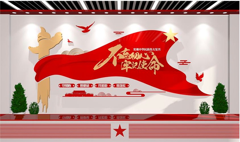 党建100年形象墙