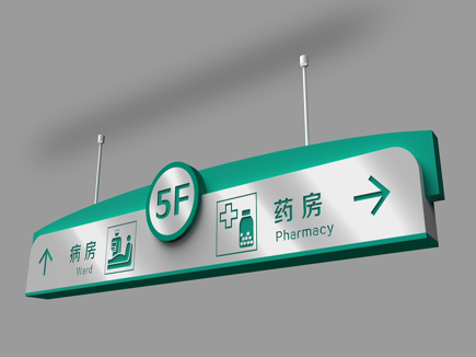 医院指示吊牌-天地智远标识