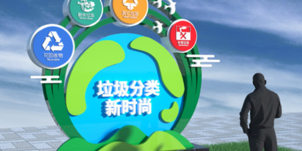 公共空间景观字：城市多一份文明，家园多一份温馨。