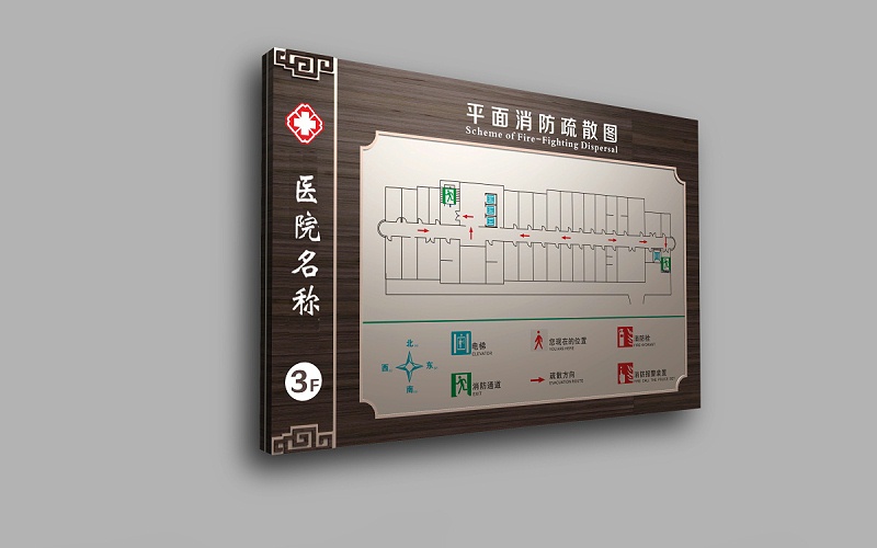 多功能导视牌