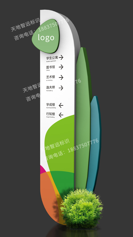 学校指示牌